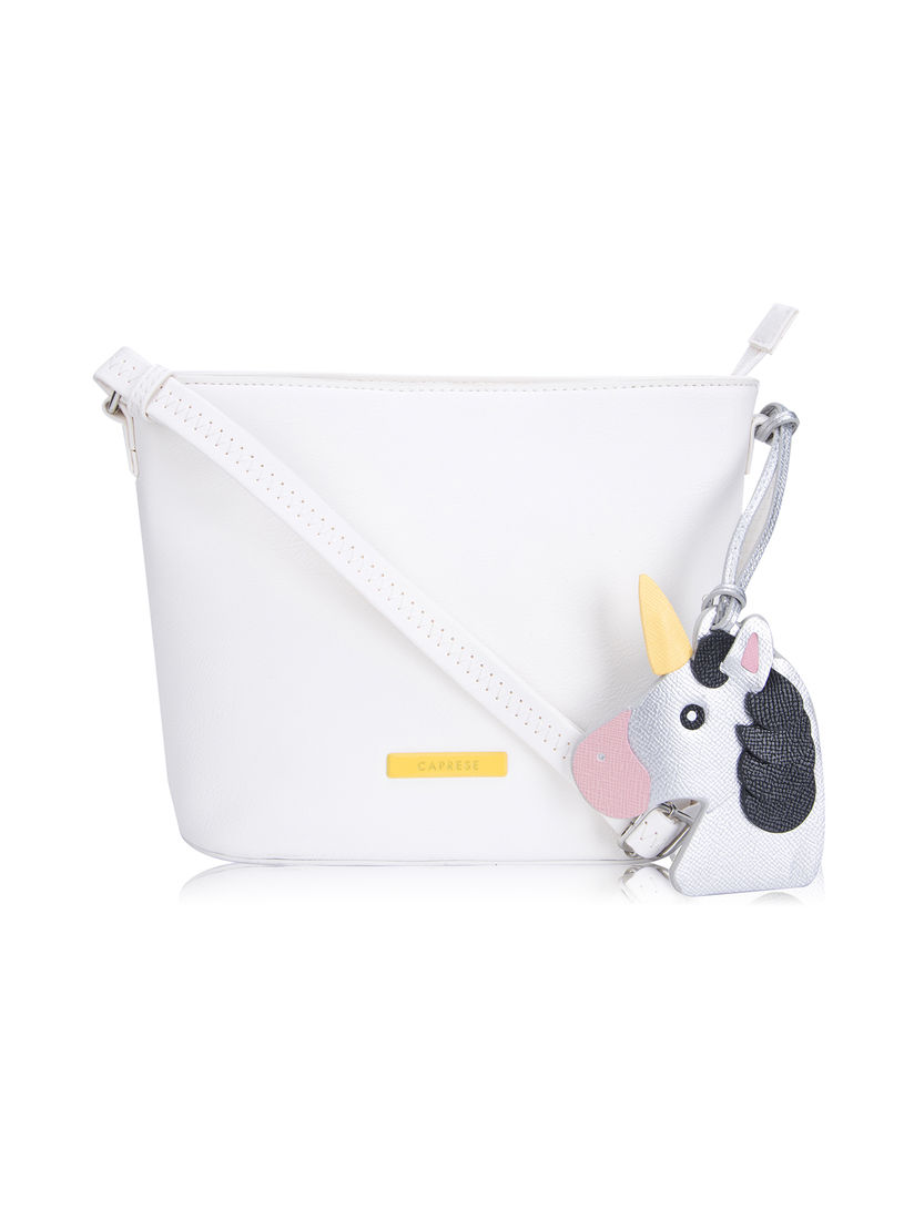 caprese white sling bag