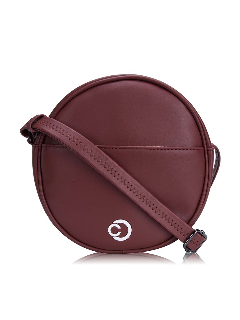 caprese maroon sling bag