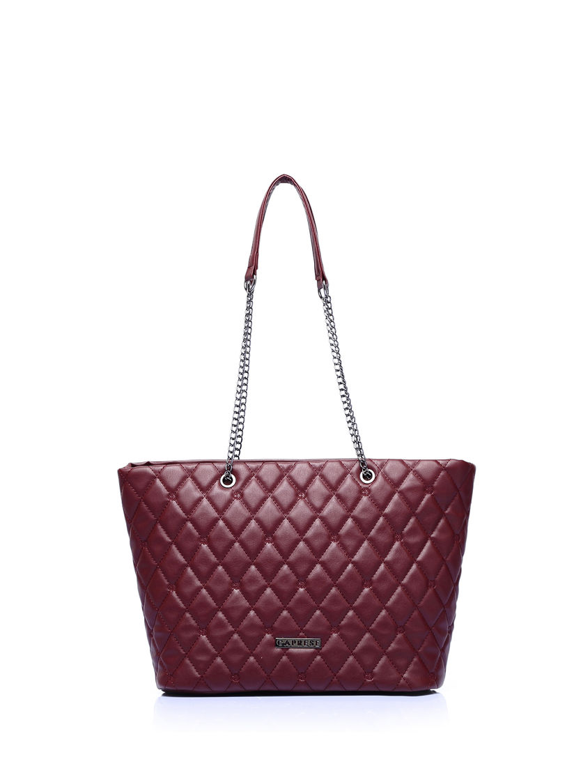 caprese maroon handbag