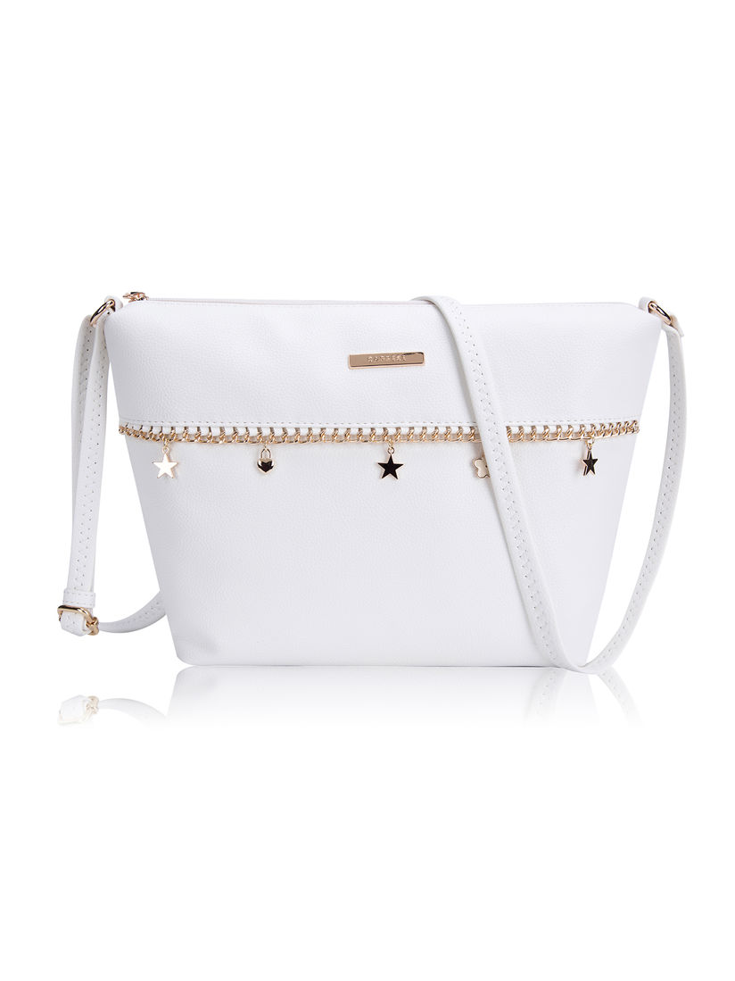 Caprese white sling bag clearance
