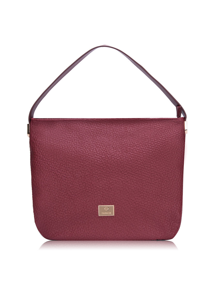 caprese maroon handbag