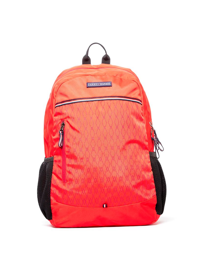 tommy hilfiger red bixby laptop backpack