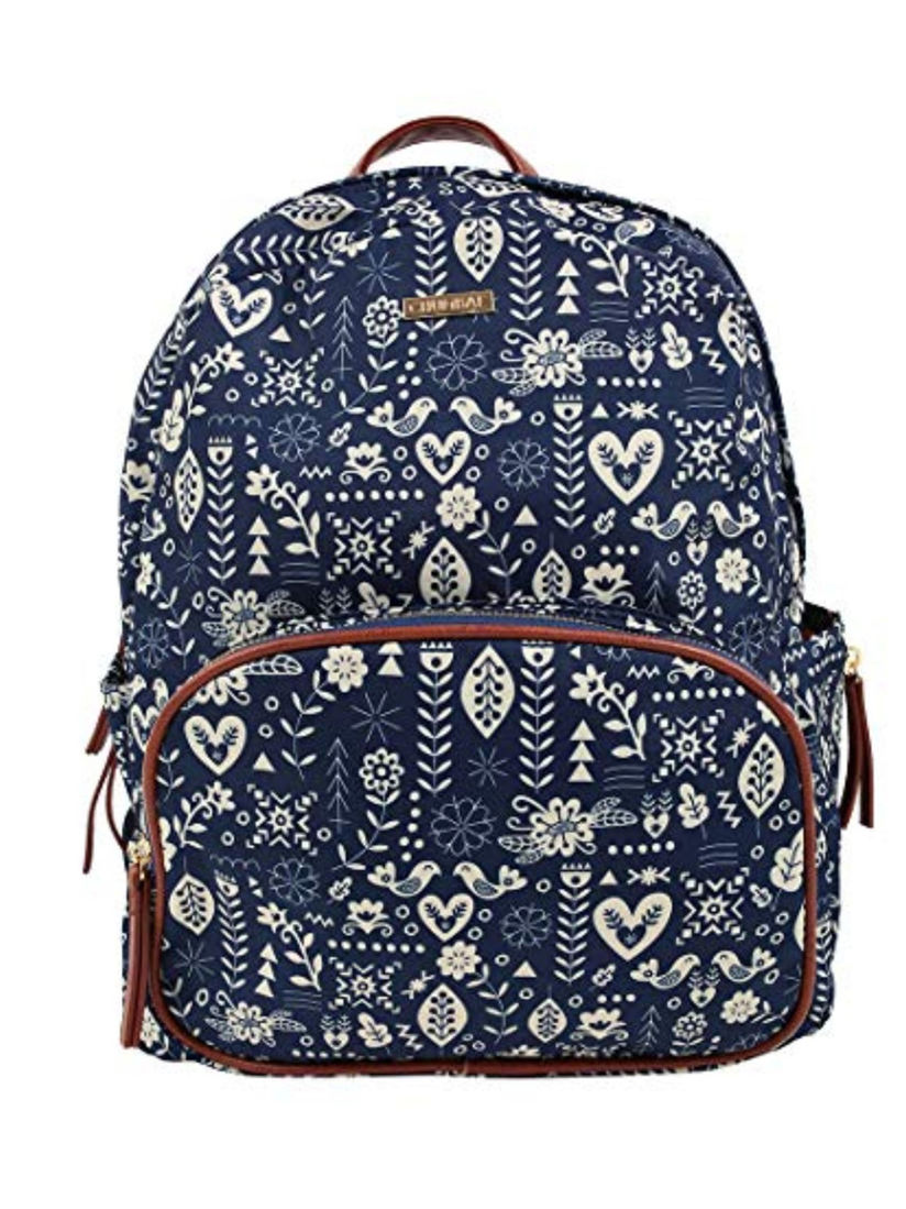 mila floral printed backpack