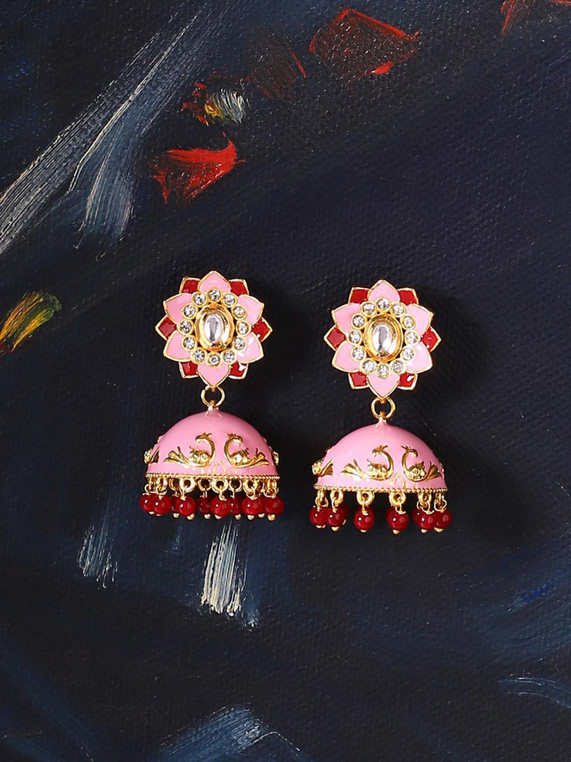 Voylla Earrings Buy Voylla Gold Manmayi Floral Jhumpa Earrings Online Nykaa Fashion Voylla fashion jewellery haul | voylla earrings review. nykaa fashion
