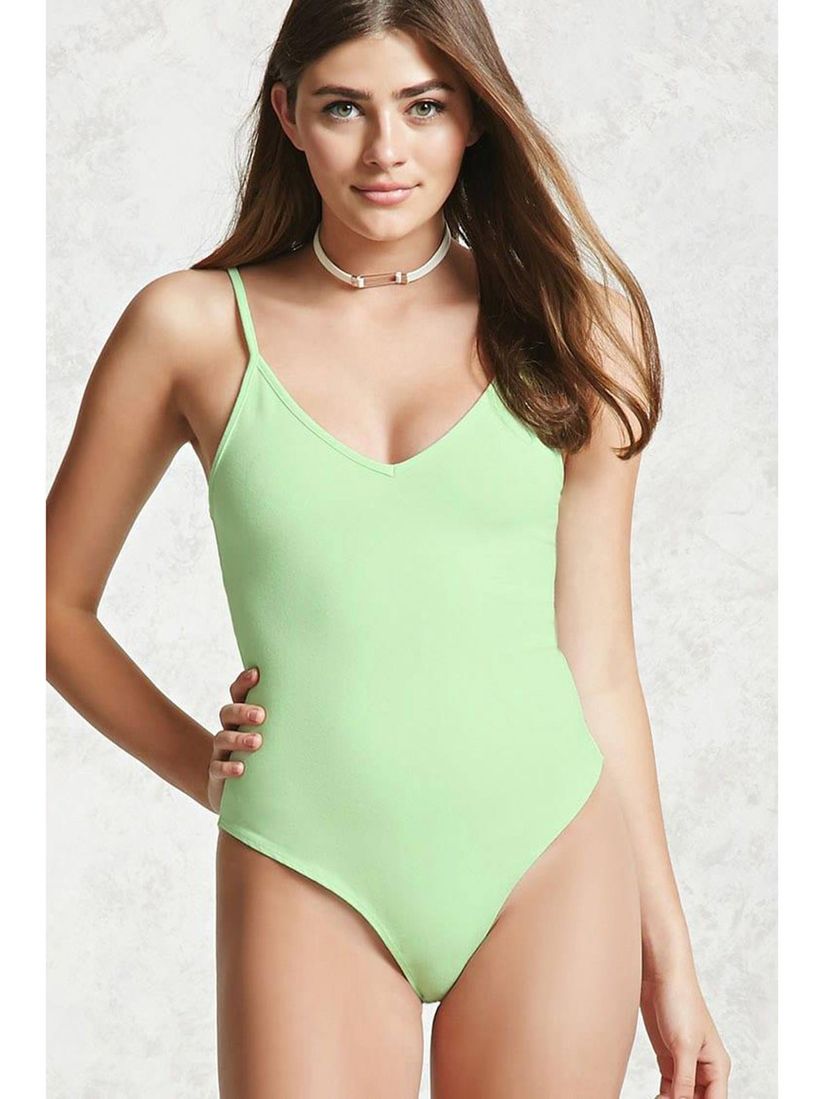 Forever 21 green bodysuit clearance