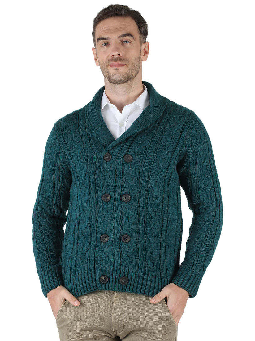 monte carlo mens wool cardigan