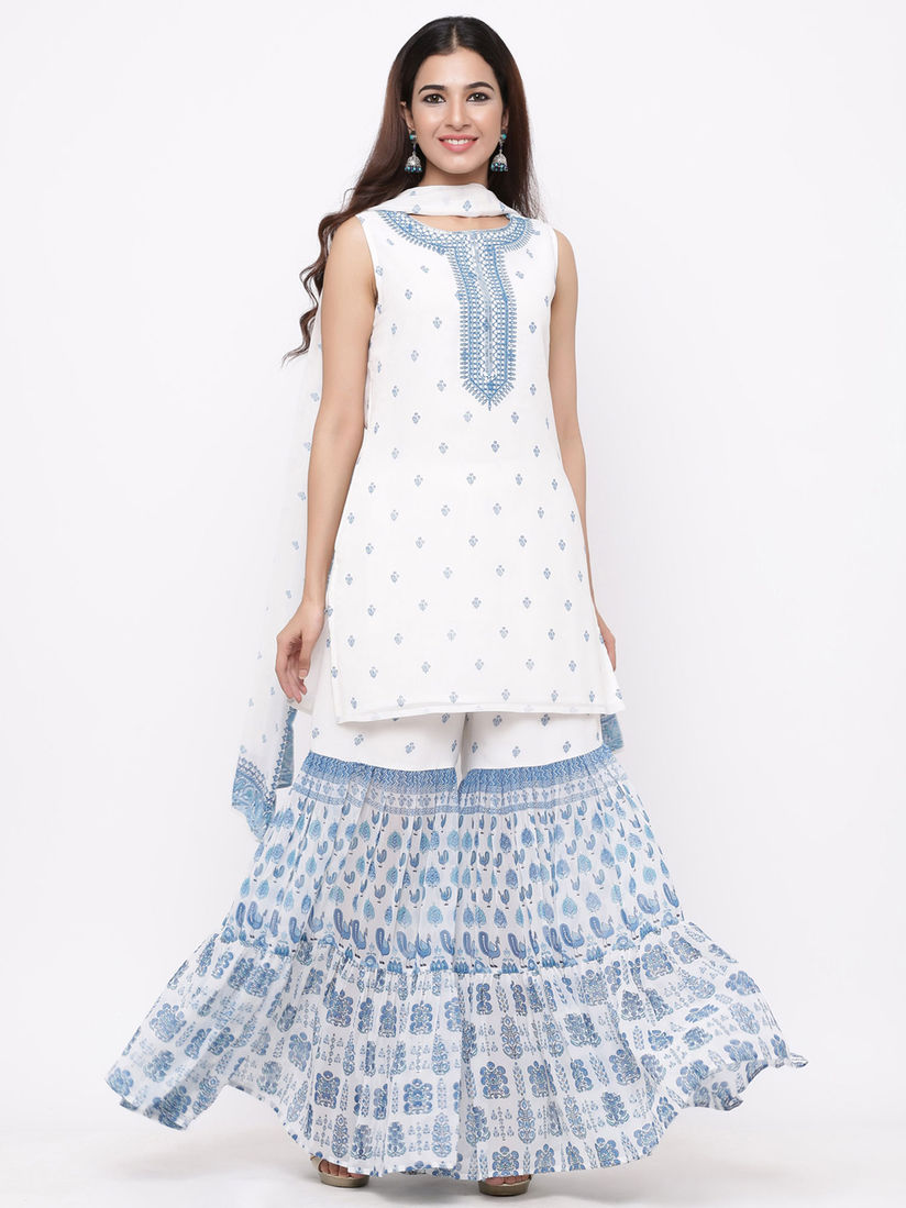 Sharara style outfits that are really trendy and in these days 1