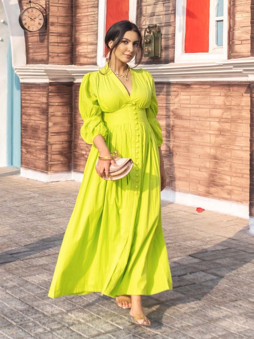 green dress online