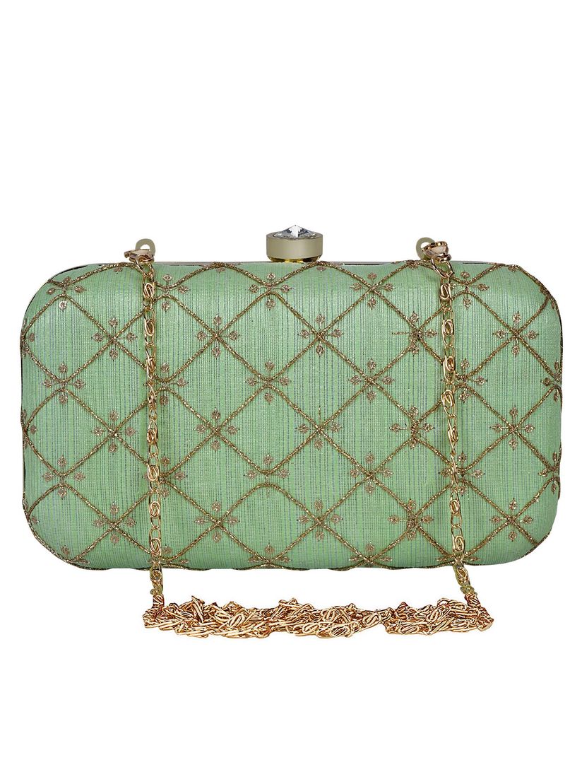 light green clutch