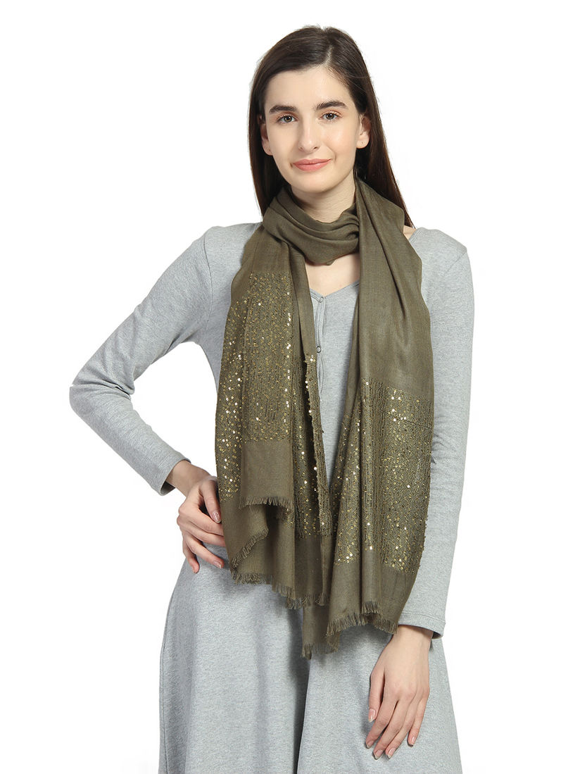 Sequin stole online clearance