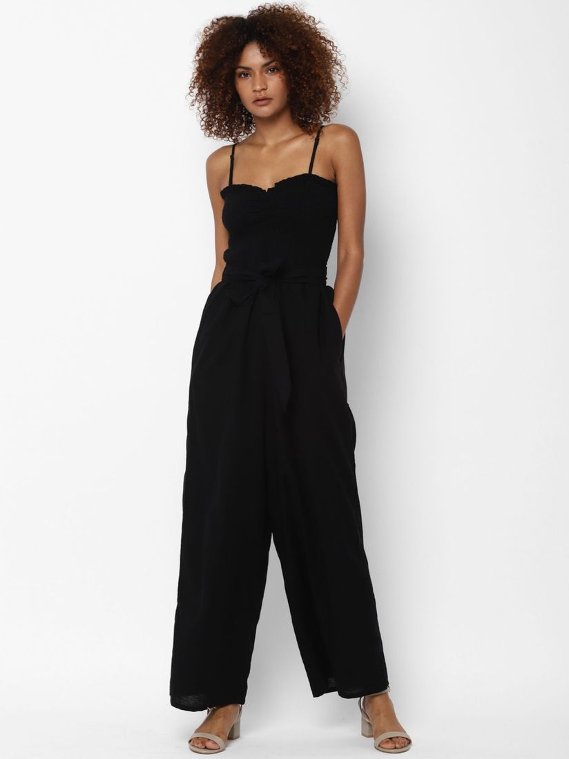 Black jumpsuit american eagle clearance