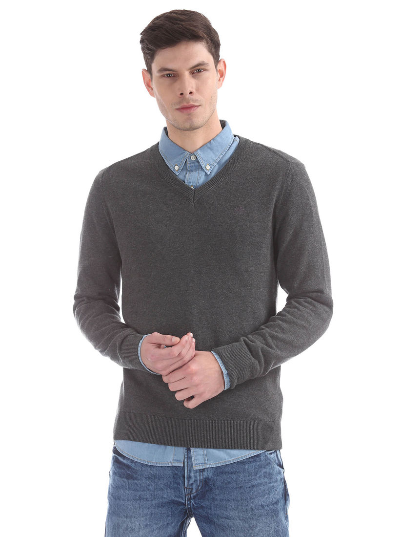 aeropostale grey sweater