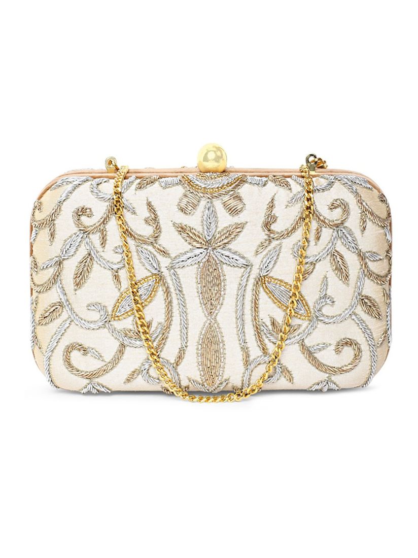 white clutches online