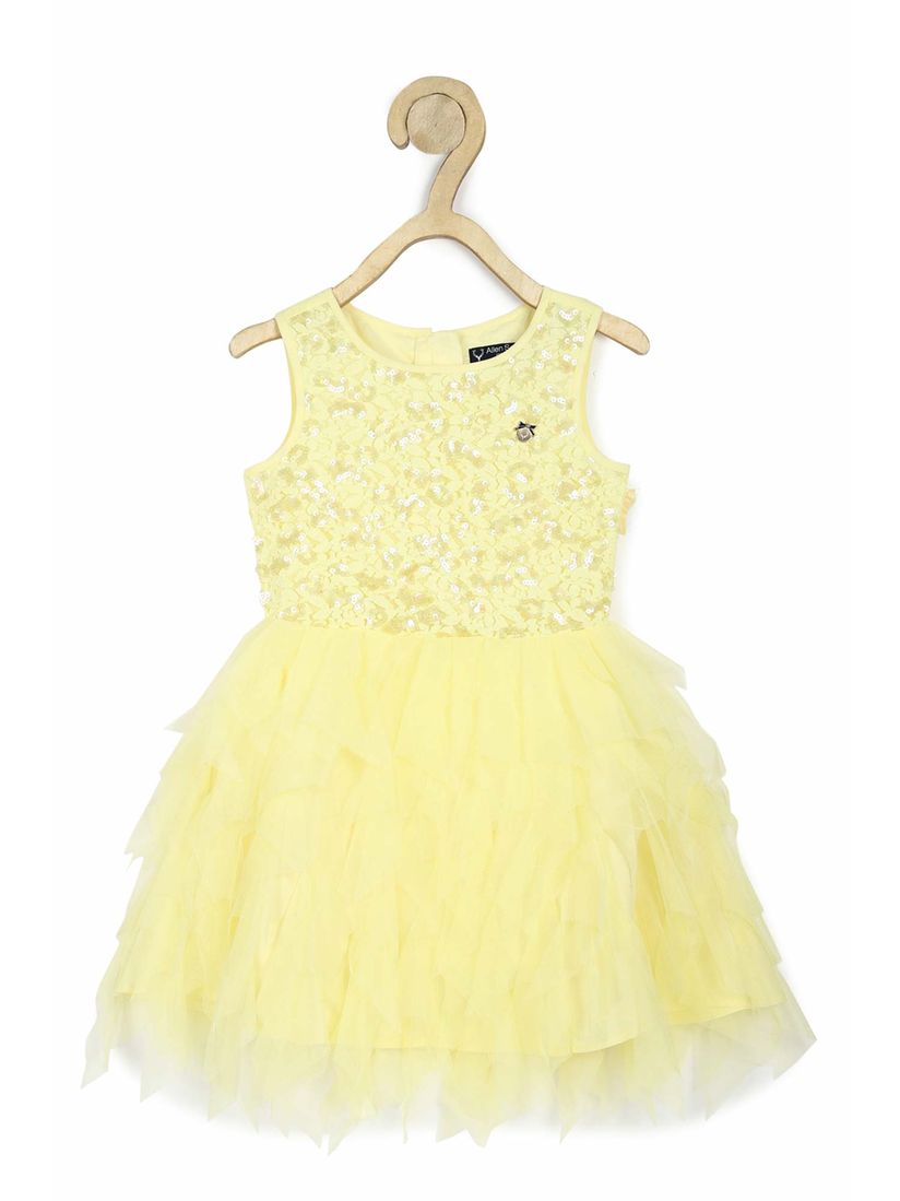 yellow junior dresses