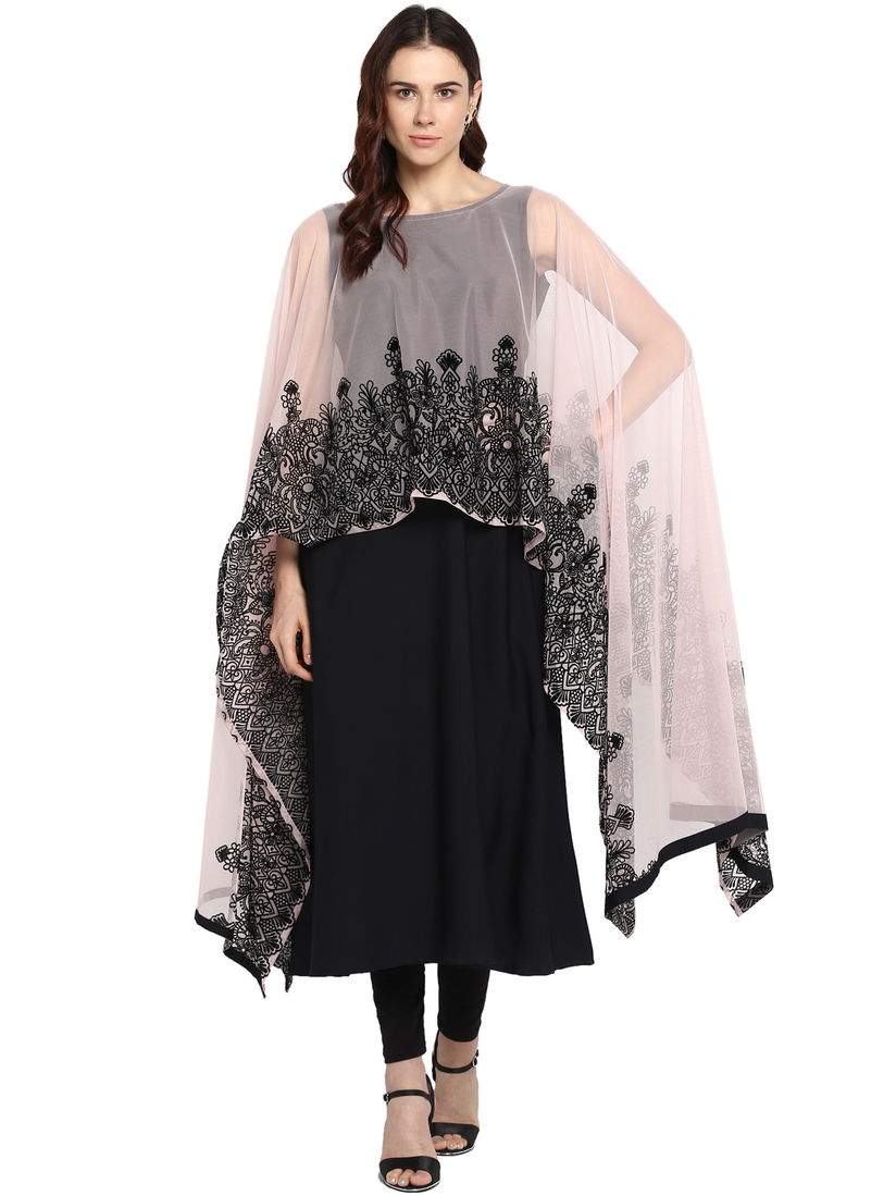 Cape style kurti clearance