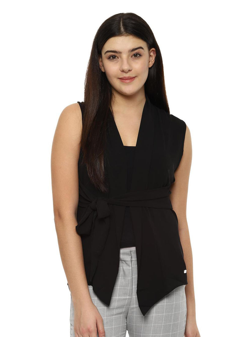 allen solly black jacket