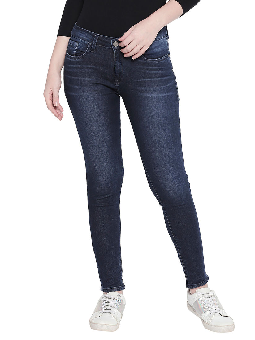 Spykar dark blue jeans clearance