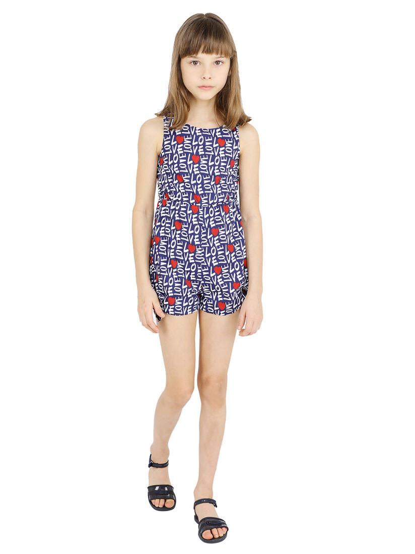 blue kids jumpsuit