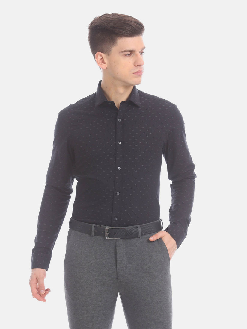 Pure cotton formal shirts online clearance