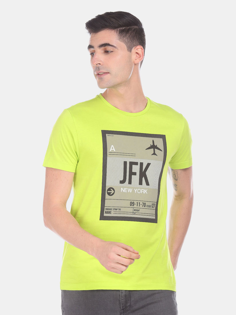 lime green graphic t shirt
