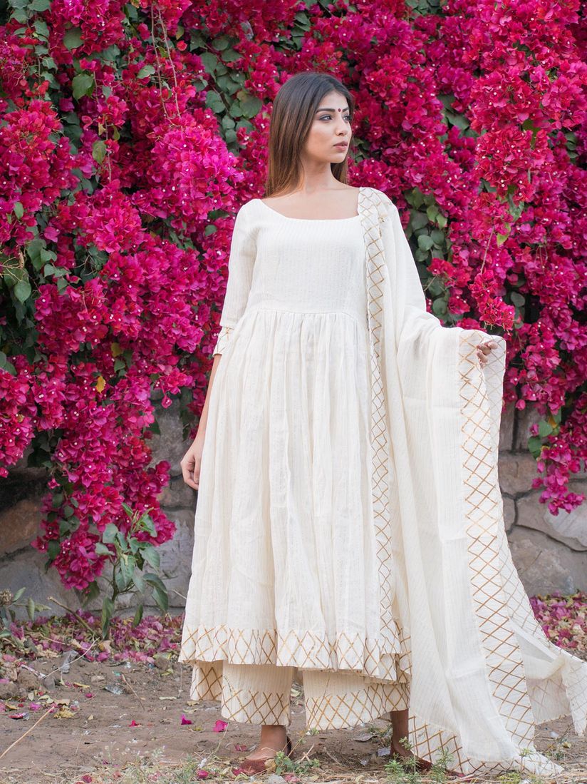 gota patti anarkali suits online