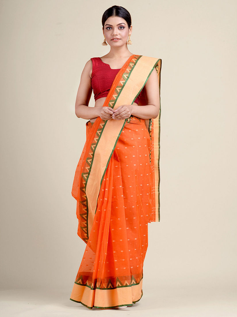 latest tant saree