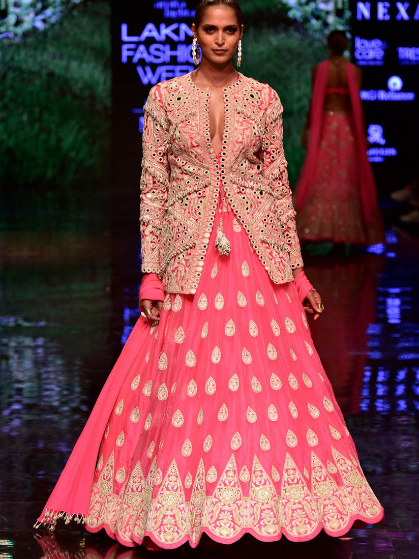 Jacket blouse with lehenga Outlet