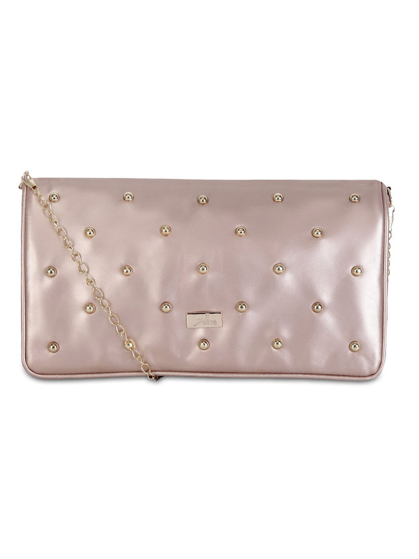 rose gold embellished bag
