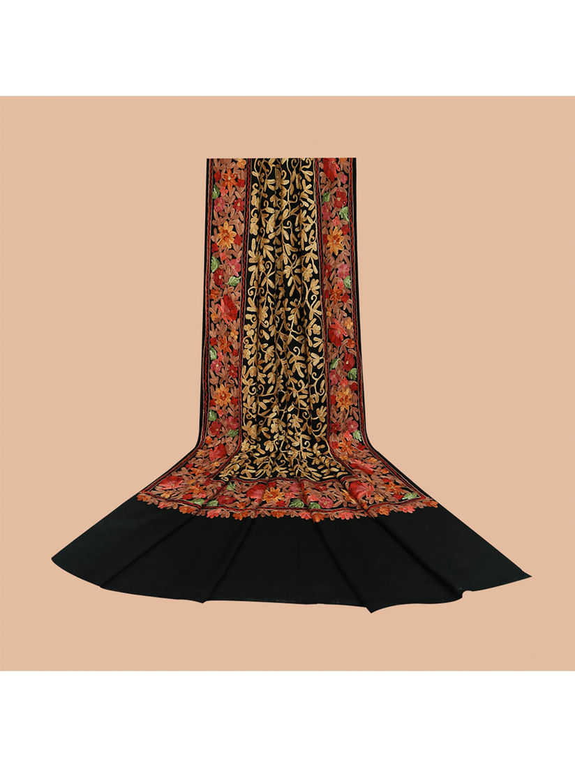 Ahujasons Shawls Buy Ahujasons Black Embroidered Woven Woollen Shawl Online Nykaa Fashion Throws sustaining the immaculate craft of pure pashmina, ahujasons has been the pioneer of. ahujasons ahujasons black embroidered woven woollen shawl