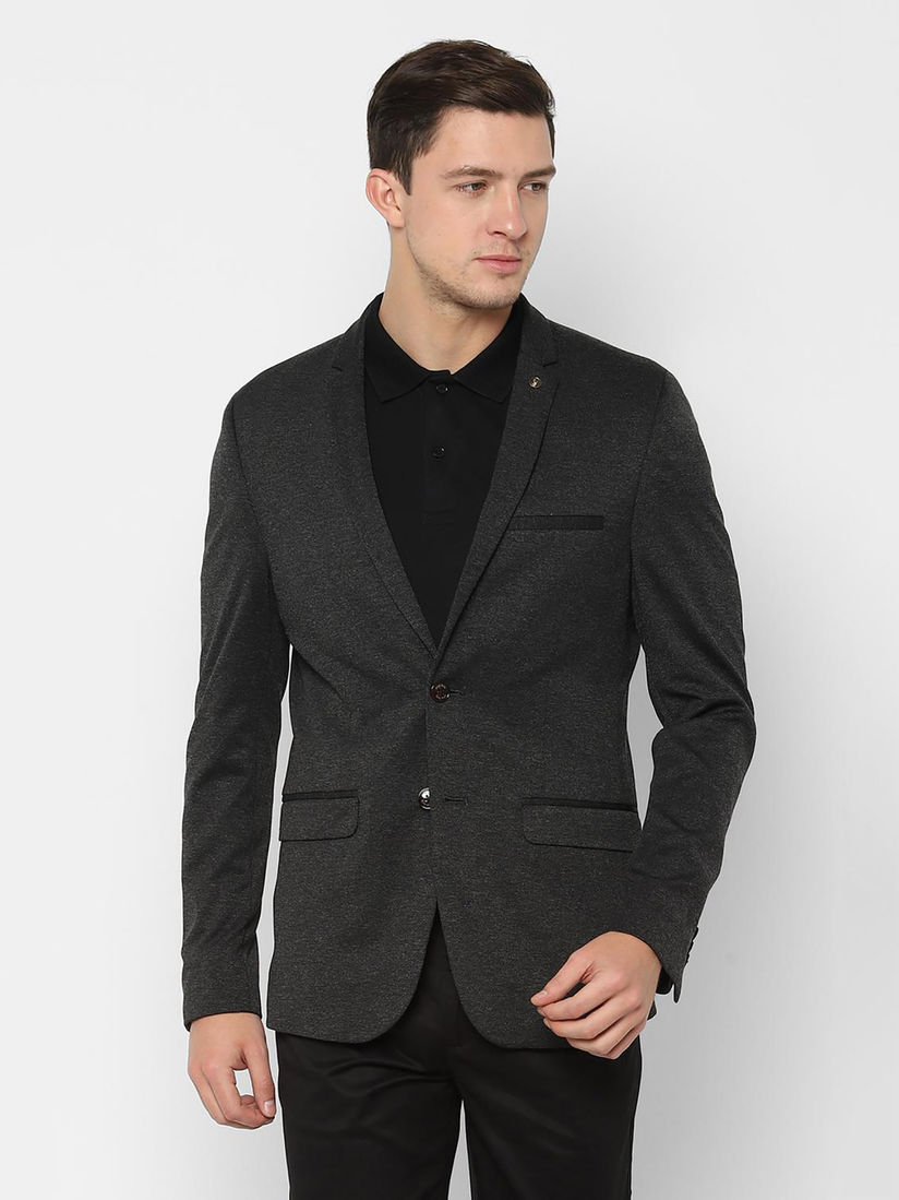 black textured blazer
