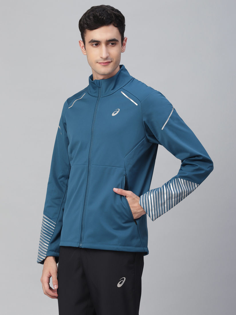 Asics blue jacket clearance