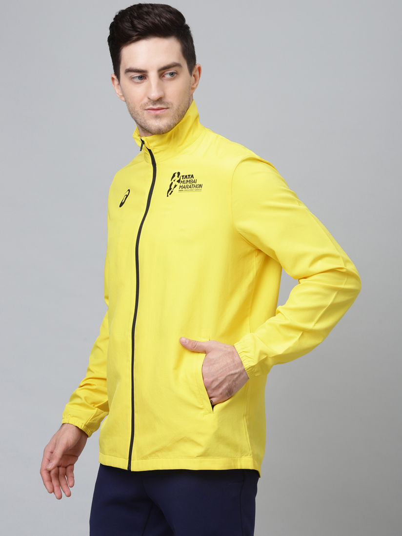 yellow casual jacket