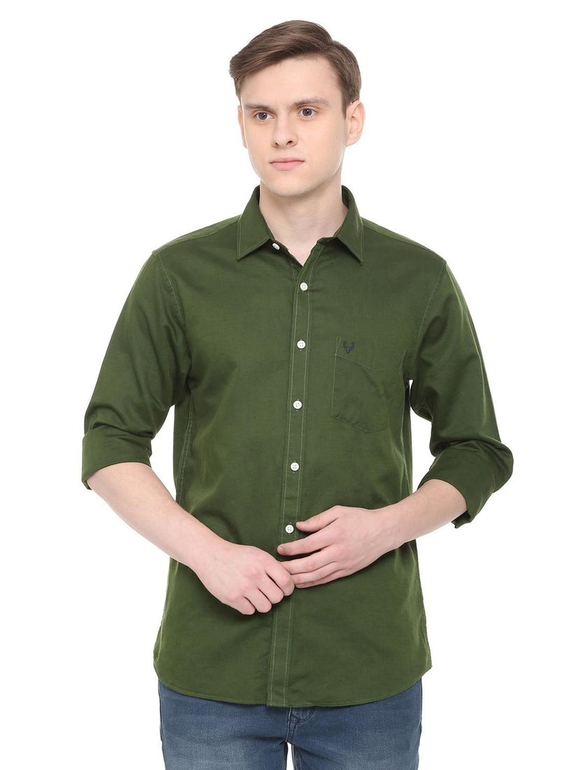 Allen solly olive green shirt Clearance