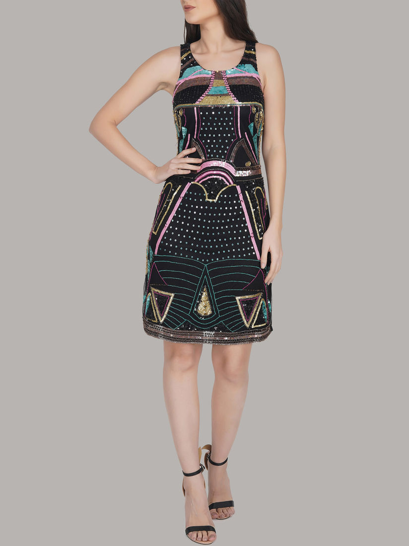 Ethnic knee length dresses clearance