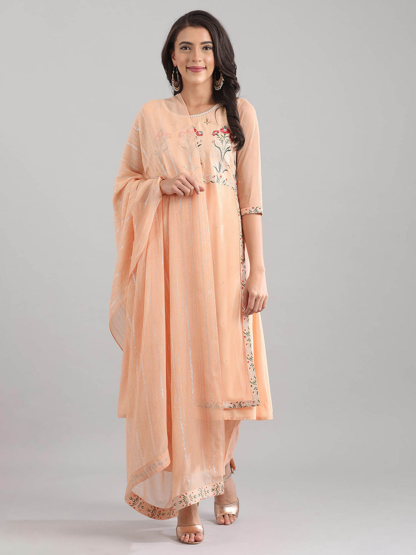 Aurelia peach kurta Clearance