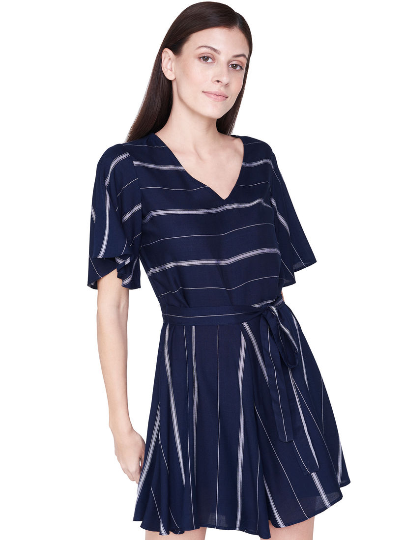 navy casual jumpsuit