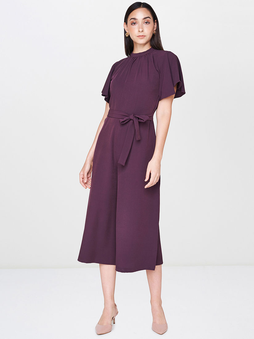 plum purple jumpsuit
