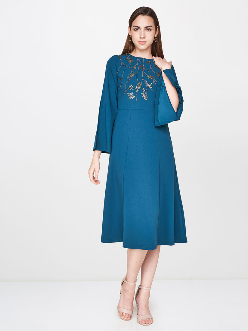 Long midi dress online shopping clearance