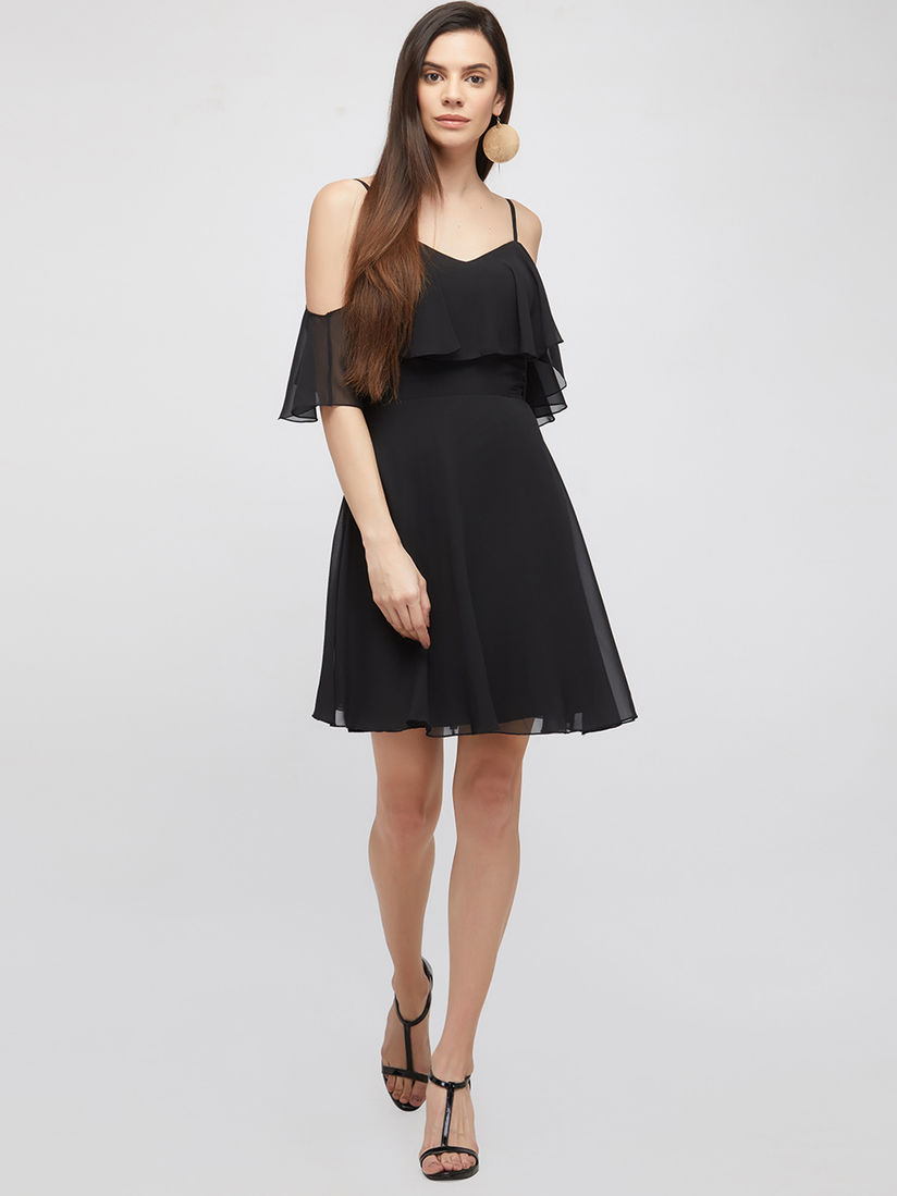 Cold shoulder dress online clearance