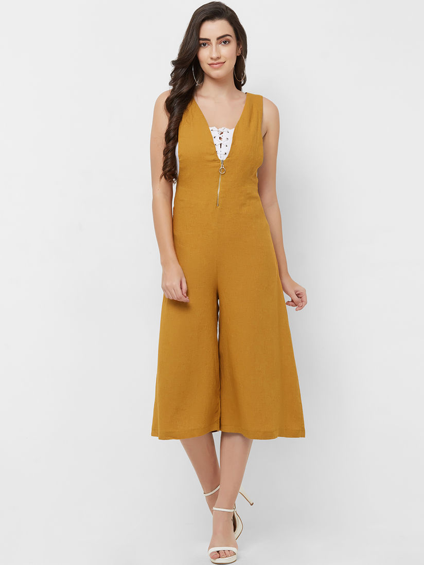 mustard yellow jumpsuits