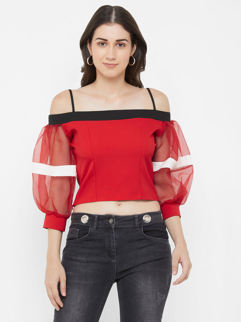 cold sleeves top