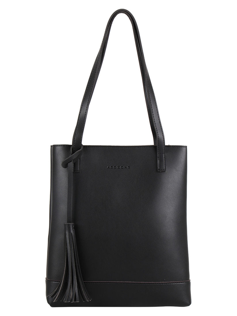 Black tote bags online Clearance