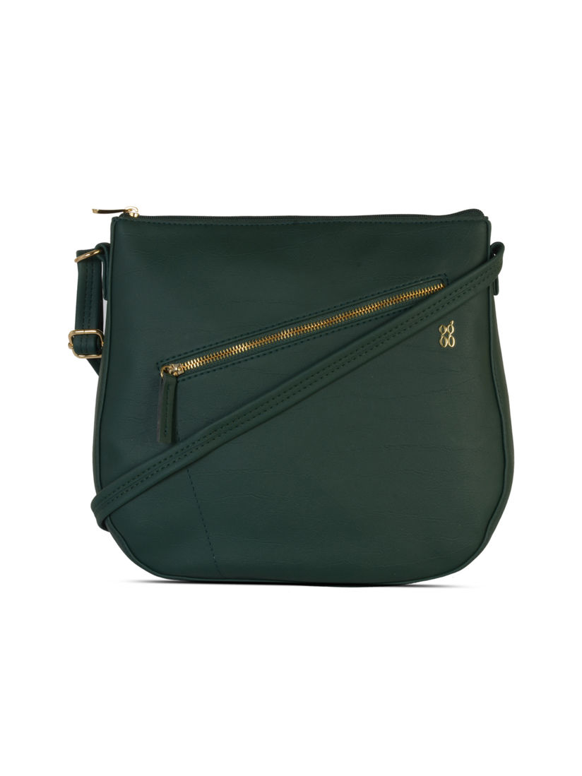 baggit green sling bag