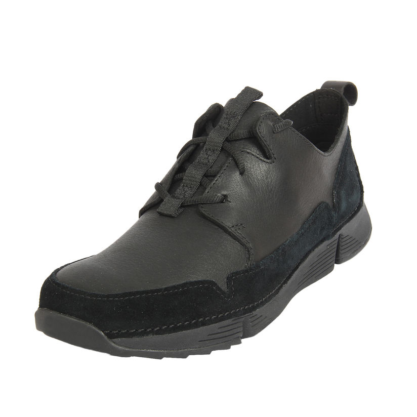 clarks leather sneakers