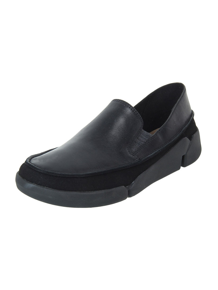 clarks black loafers
