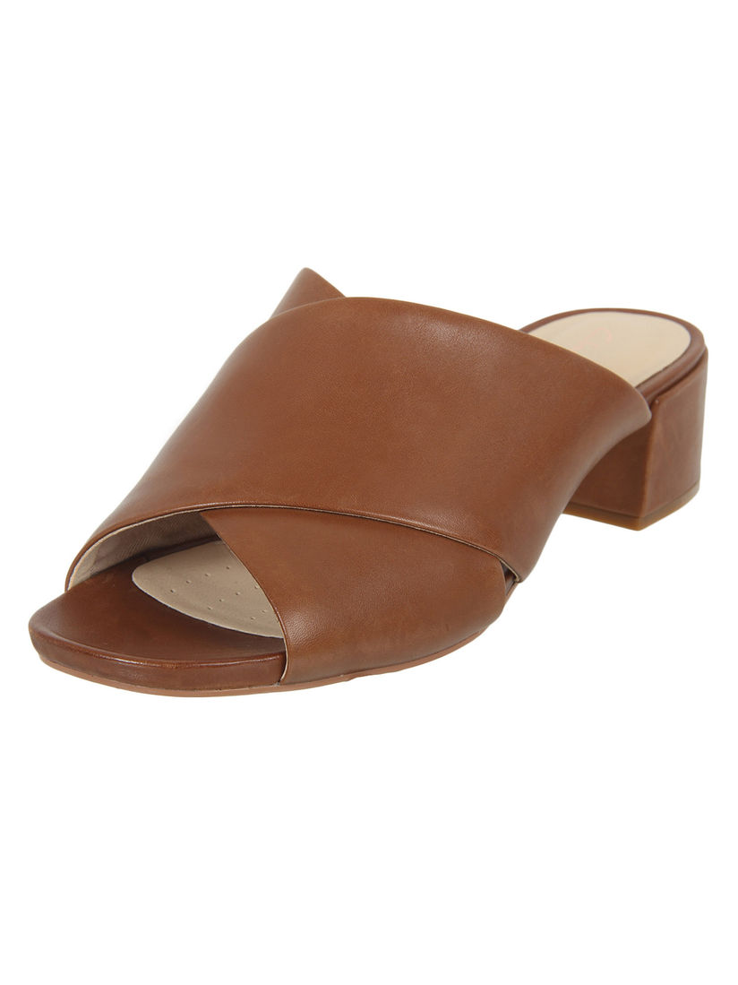 clarks open toe heels