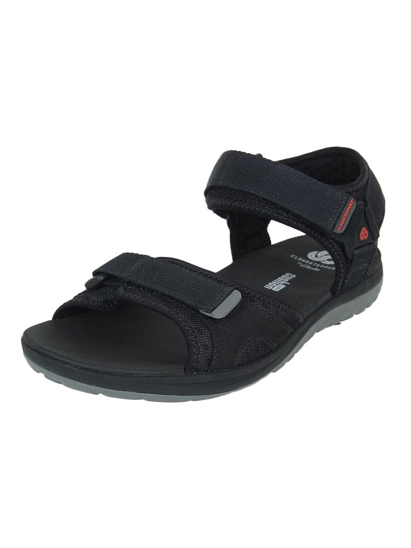 clarks black sandals