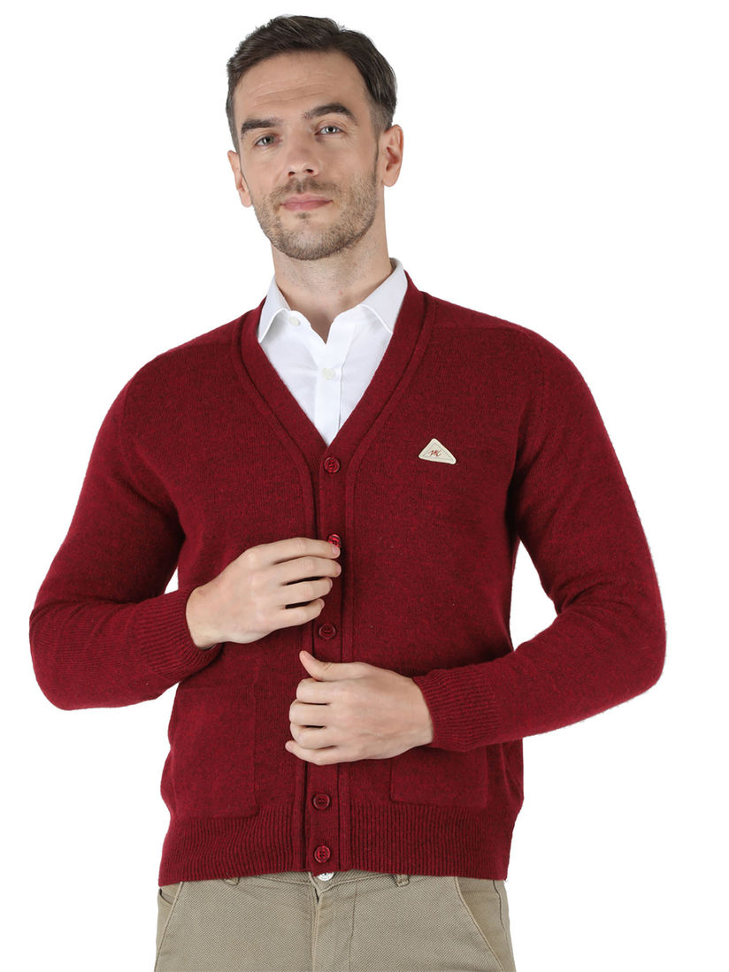 monte carlo mens wool cardigan