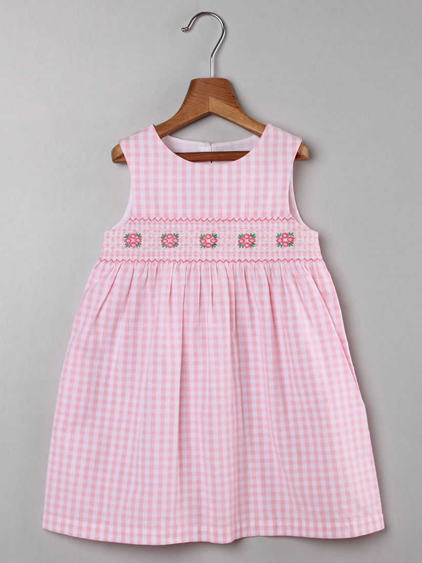 Smocked dress online india Clearance