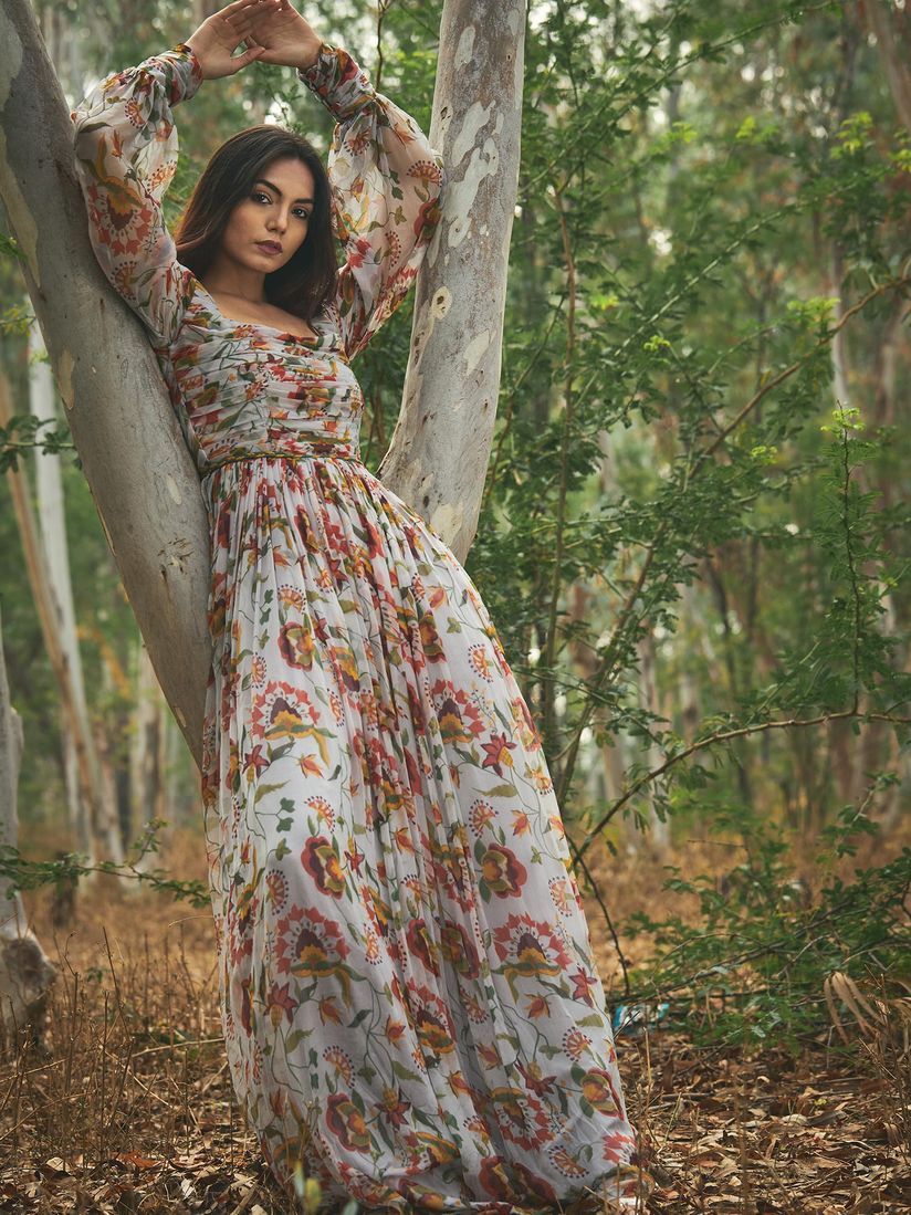 Printed dress clearance